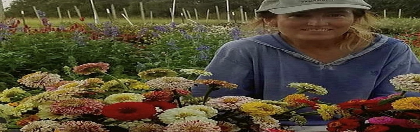 We grow our flowers on 10 acres