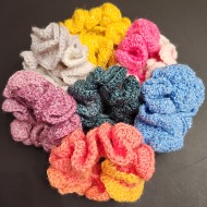 Locally Hand Crochet Hair Scrunchie