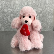 Pink Poodle with Heart ❤️