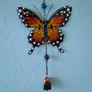 Butterfly with bell chime