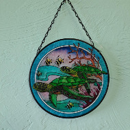 Sea turtle suncatcher