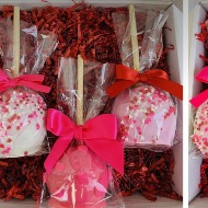 Large Double Dipped Caramel Apples