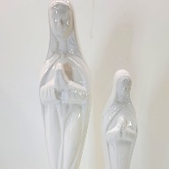 Porcelain Madonna Statue