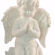 Praying Cherub Memorial Figurine