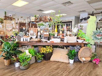 Welcome to Flower Cart Inc.! Our front display is a reflection of our passion for floral design, home décor, and boutique treasures. From lush greenery and vibrant florals to handcrafted gifts and stylish accents, every piece is thoughtfully curated to br