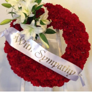 Sympathy Bow and Banner
