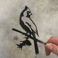Mini Metal Bird