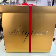 Black Surprise Box with Balloon
