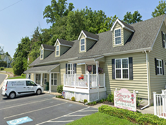 Storefront of Lucy's Flowers