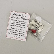 Cardinal Memorial Pocket Charm