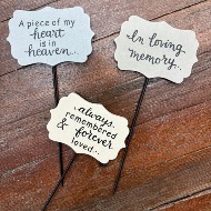 Bereavement addition for plants and florals