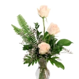 Rose Trio in a Vase