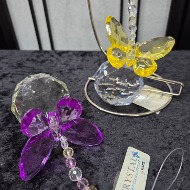 Hanging Acrylic Crystal  Ball with Butterfly