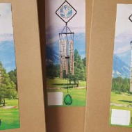 Double Stain Glass Chimes