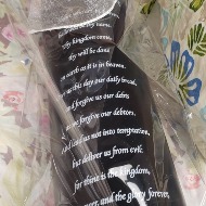 SYMPATHY CHIMES LORDS PRAYER..FOOTPRINTS..AMAZING