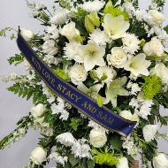 Dark blue ribbon