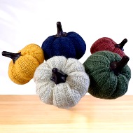 Three Inch Knit Pumpkin