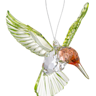 Acrylic Red Throat Hummingbird