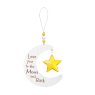 Moon & Back Ornament