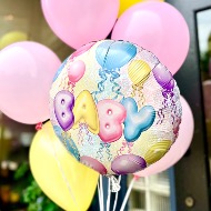 Baby Girl Balloon Bouquet