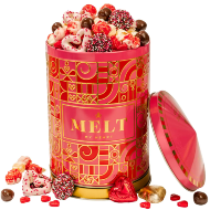 Musical La Vie En Rose keepsake snack tin.