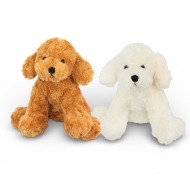 10" Plush Puppy - tan or white