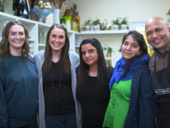 Team behind Sherwood Panda Flowers