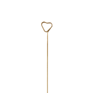 Gold Heart Card Holder