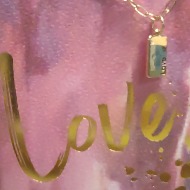 LOVE necklace & card