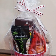 Valentines Tin with chocolates,nuts & popcorn