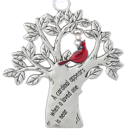 A Cardinal appears when a loved one is near.