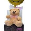 Gift bundle - plushie, small chocolates, mylar