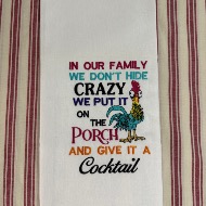 Chicken Towel Porch Cocktail