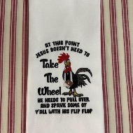 Jesus take the Wheel Kitchen Towel