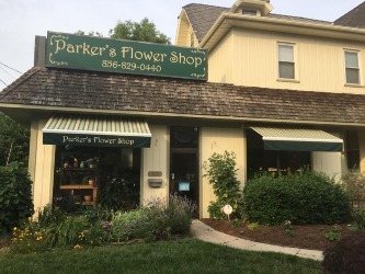 Storefront of Parker's Flower Shop
