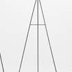 wire easel for wind chimes or wreath