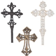 4" Metal Cross Stake