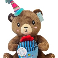 Musical Birthday Stuffed Bear