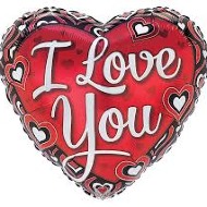 I LOVE YOU BALLOONS