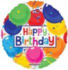 Happy birthday mylar balloon