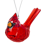 Acrylic Cardinal Dimensions: 31/2" W. x 2" L