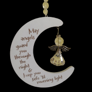 Moon Angel Ornament