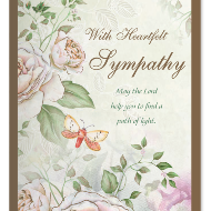 Full size sympathy Card