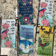 Memorial Sentiment Mini Flag