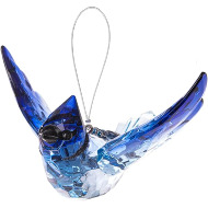 hanging blue jay