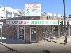 Storefront of White's AB