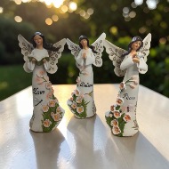 Angel with flowers