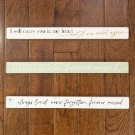 Solid Wood Decorative Sign (16")