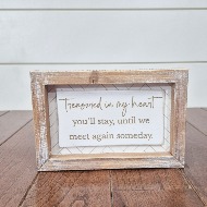 Wooden Sympathy Sign