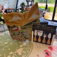 Totally Bamboo Ohio Cutting Board and Cheese Tools